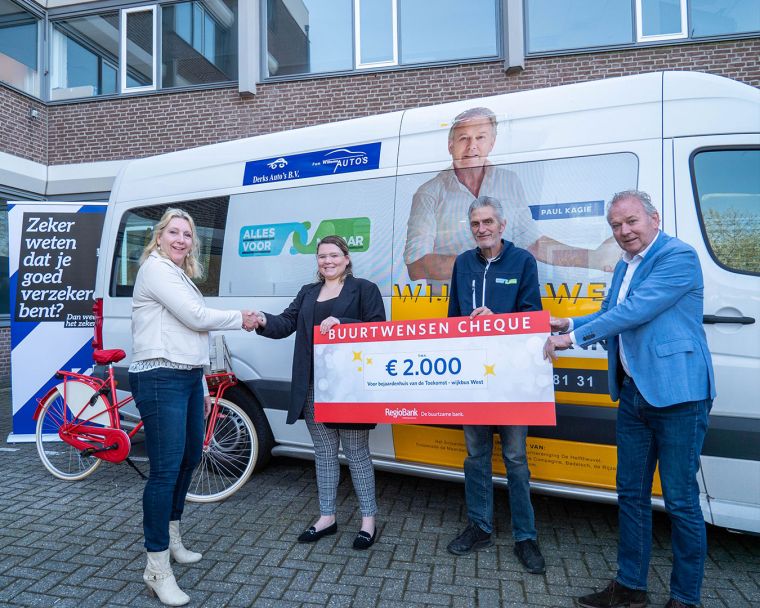 Buurtwensen cheque voor Bejaardenhuis van de Toekomst in ’s-Hertogenbosch